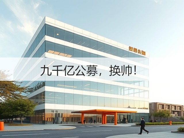 九千亿公募,换帅!(图3) 九千亿公募,换帅!(图3)