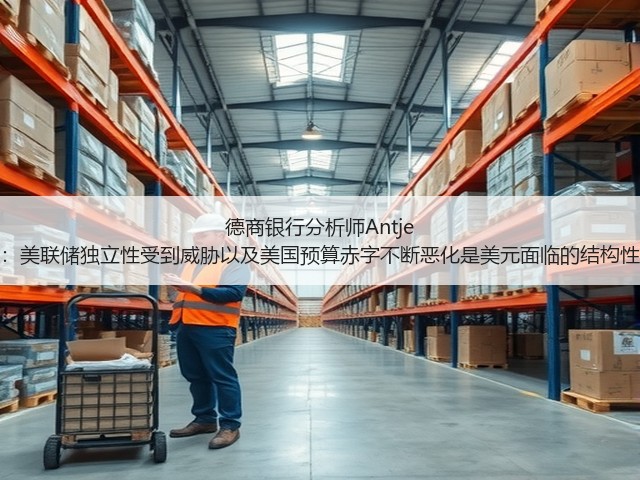德商银行分析师Antje Praefcke：美联储独立性受到威胁以及美国预算赤字不断恶化是美元面临的结构性压力因素(图1)
