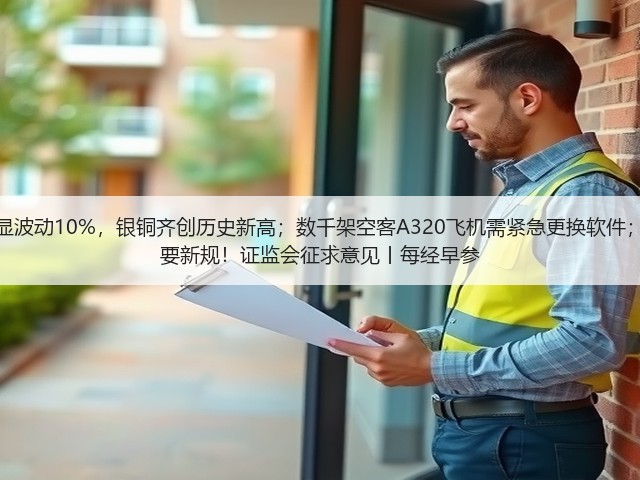 美股五连涨，英特尔明显波动10%，银铜齐创历史新高；数千架空客A320飞机需紧急更换软件；香港将下半旗志哀；重要新规！证监会征求意见丨每经早参(图3)