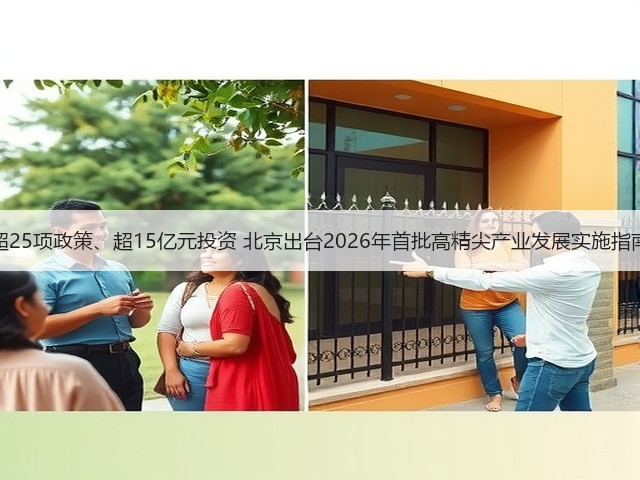 超25项政策、超15亿元投资 北京出台2026年首批高精尖产业发展实施指南(图3) 超25项政策、超15亿元投资 北京出台2026年首批高精尖产业发展实施指南(图3)