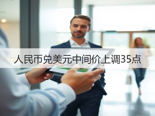 人民币兑美元中间价上调35点(图1)