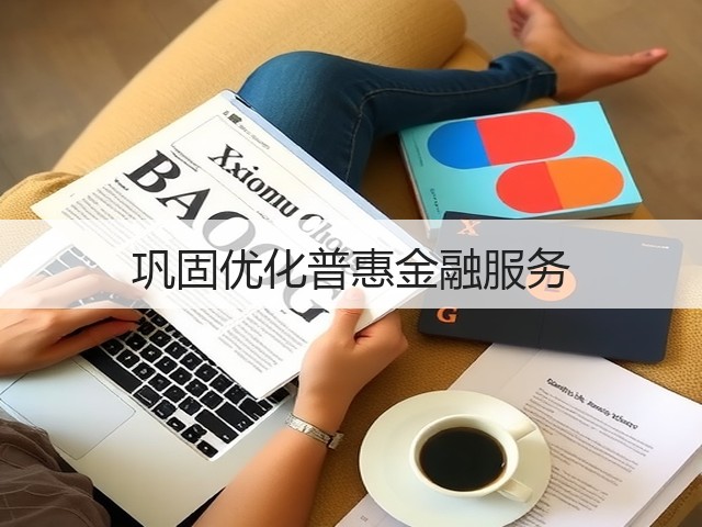 巩固优化普惠金融服务(图1)