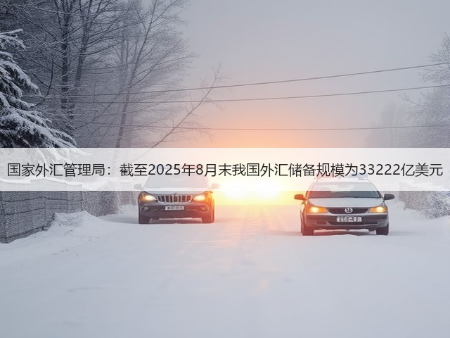 国家外汇管理局：截至2025年8月末我国外汇储备规模为33222亿美元(图3)