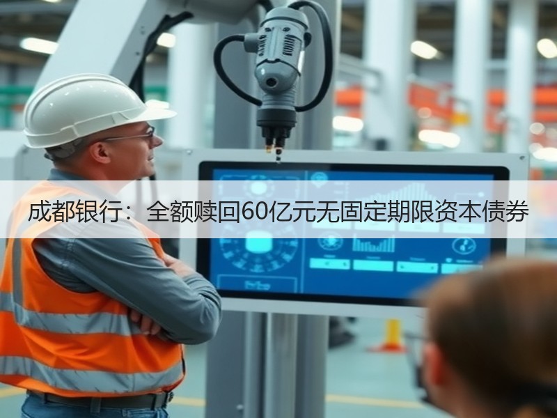 成都银行：全额赎回60亿元无固定期限资本债券