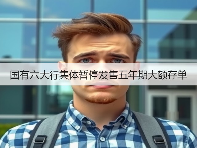 国有六大行集体暂停发售五年期大额存单(图1) 国有六大行集体暂停发售五年期大额存单(图1)