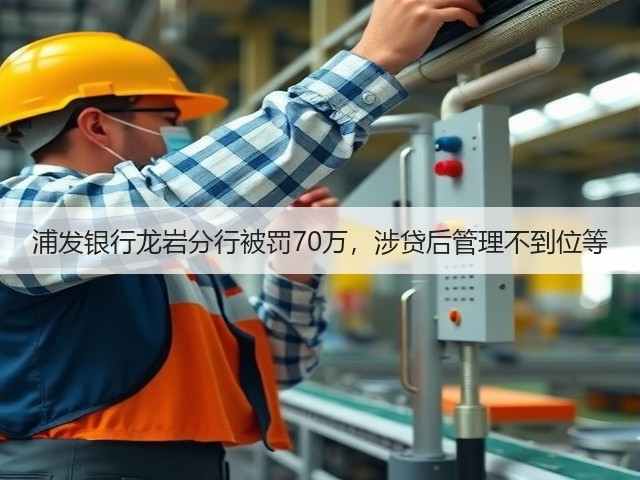 浦发银行龙岩分行被罚70万，涉贷后管理不到位等(图3)