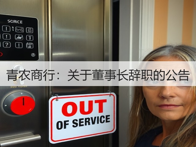 青农商行:关于董事长辞职的公告(图1) 青农商行:关于董事长辞职的公告(图1)