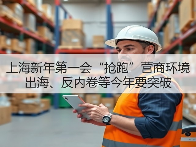 上海新年第一会“抢跑”营商环境 出海、反内卷等今年要突破(图3) 上海新年第一会“抢跑”营商环境 出海、反内卷等今年要突破(图3)