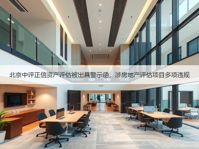 北京中评正信资产评估被出具警示函，涉房地产评估项目多项违规(图1)