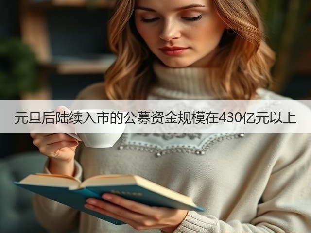 元旦后陆续入市的公募资金规模在430亿元以上(图2)