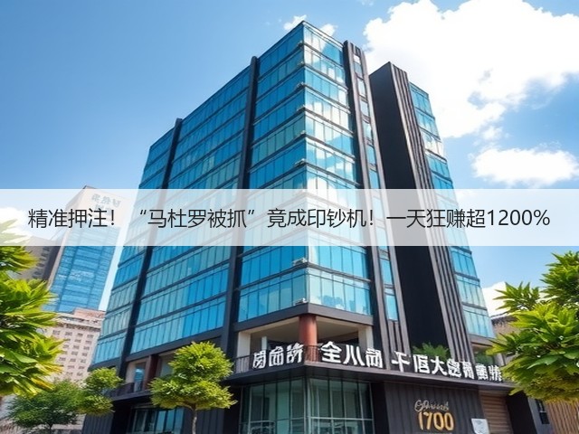 精准押注!“马杜罗被抓”竟成印钞机!一天狂赚超1200%(图2) 精准押注!“马杜罗被抓”竟成印钞机!一天狂赚超1200%(图2)