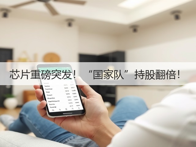 芯片重磅突发！“国家队”持股翻倍！(图2)