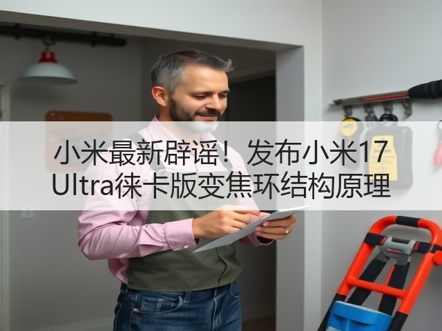 小米最新辟谣！发布小米17 Ultra徕卡版变焦环结构原理(图3)