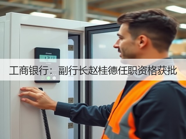 工商银行:副行长赵桂德任职资格获批(图1) 工商银行:副行长赵桂德任职资格获批(图1)