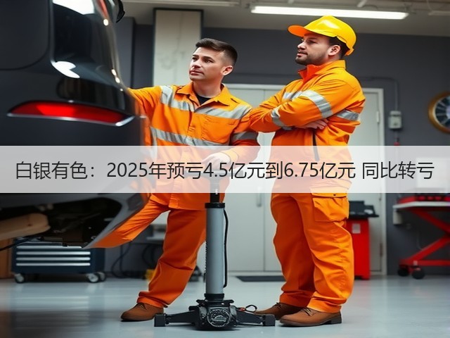 白银有色：2025年预亏4.5亿元到6.75亿元 同比转亏(图3)
