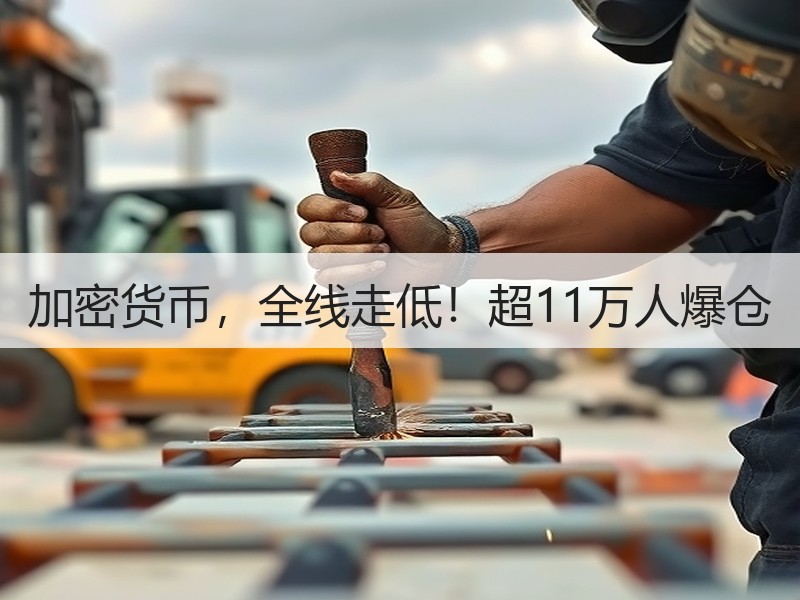 加密货币，全线走低！超11万人爆仓