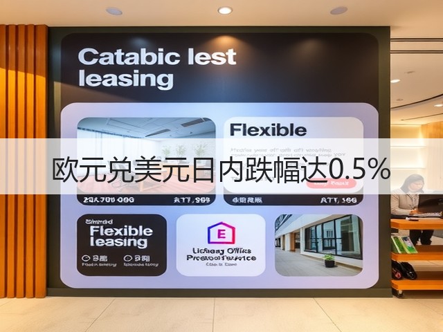 欧元兑美元日内跌幅达0.5%(图3)