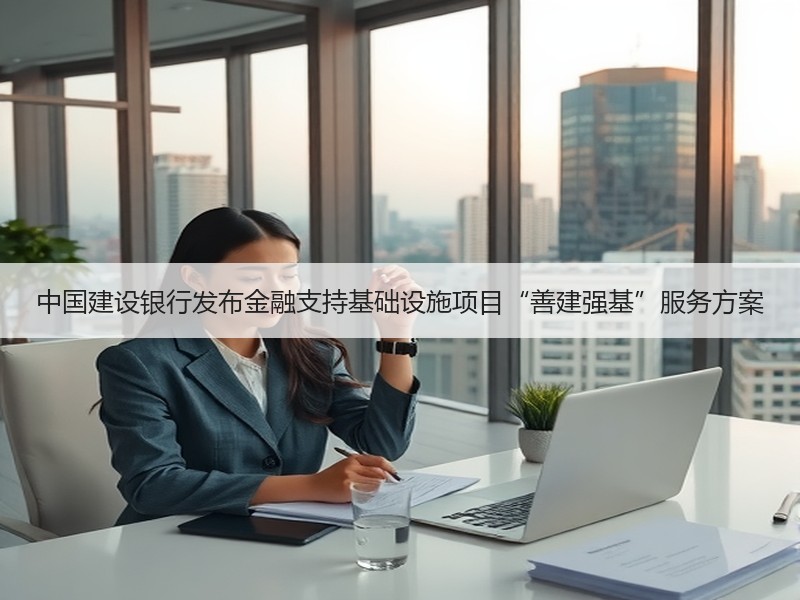 中国建设银行发布金融支持基础设施项目“善建强基”服务方案