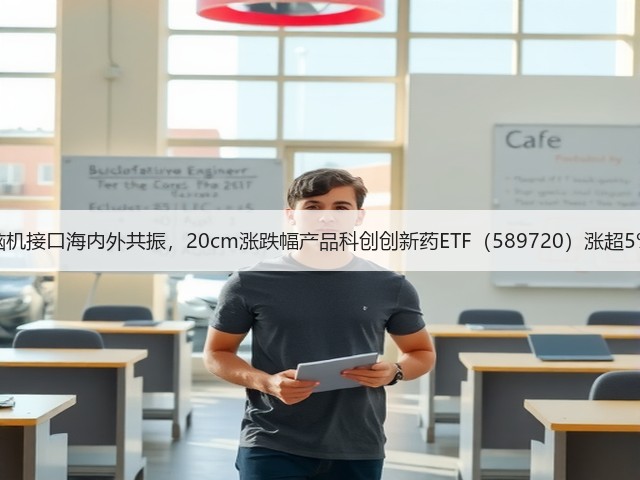 脑机接口海内外共振，20cm涨跌幅产品科创创新药ETF（589720）涨超5%(图2)