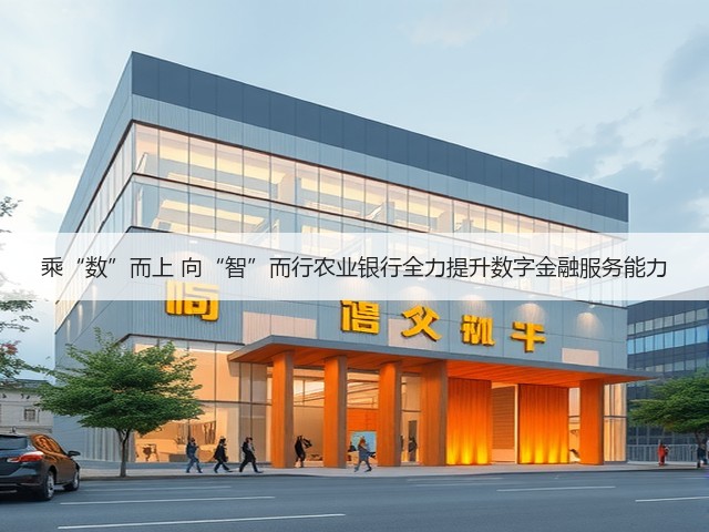 乘“数”而上 向“智”而行农业银行全力提升数字金融服务能力(图3)