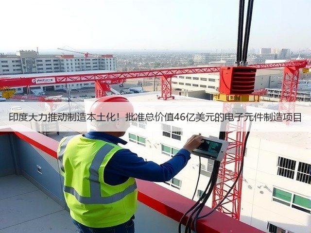 印度大力推动制造本土化!批准总价值46亿美元的电子元件制造项目(图1) 印度大力推动制造本土化!批准总价值46亿美元的电子元件制造项目(图1)