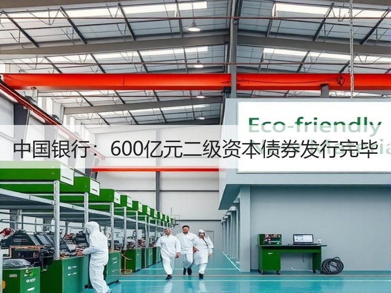 中国银行：600亿元二级资本债券发行完毕