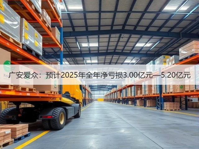 广安爱众：预计2025年全年净亏损3.00亿元—5.20亿元(图2)