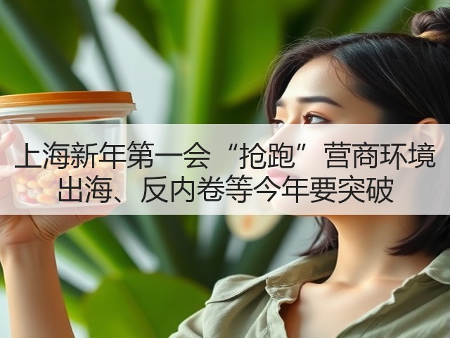 上海新年第一会“抢跑”营商环境 出海、反内卷等今年要突破(图1) 上海新年第一会“抢跑”营商环境 出海、反内卷等今年要突破(图1)