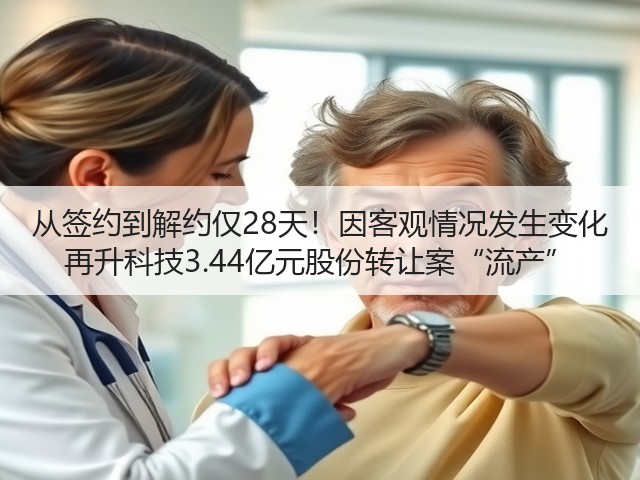 从签约到解约仅28天！因客观情况发生变化 再升科技3.44亿元股份转让案“流产”(图3)