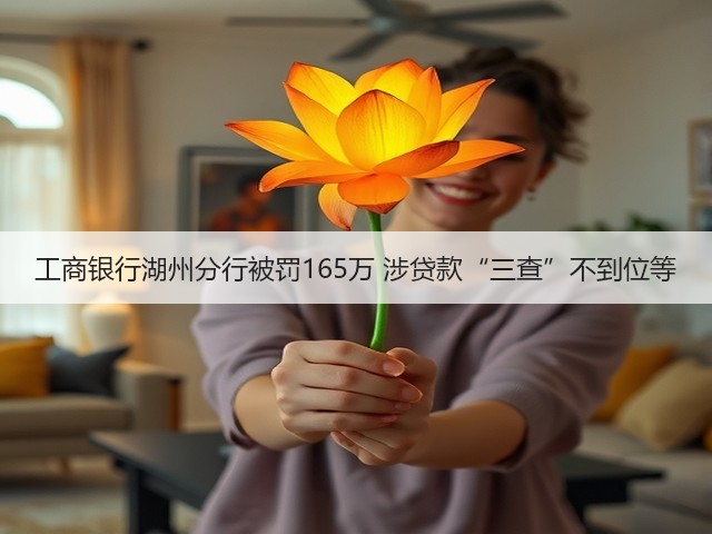 工商银行湖州分行被罚165万 涉贷款“三查”不到位等(图3)
