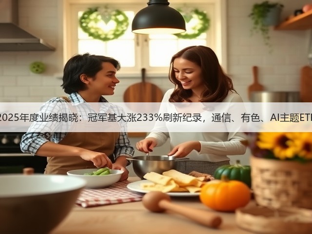 基金2025年度业绩揭晓:冠军基大涨233%刷新纪录,通信、有色、AI主题ETF领跑(图1) 基金2025年度业绩揭晓:冠军基大涨233%刷新纪录,通信、有色、AI主题ETF领跑(图1)
