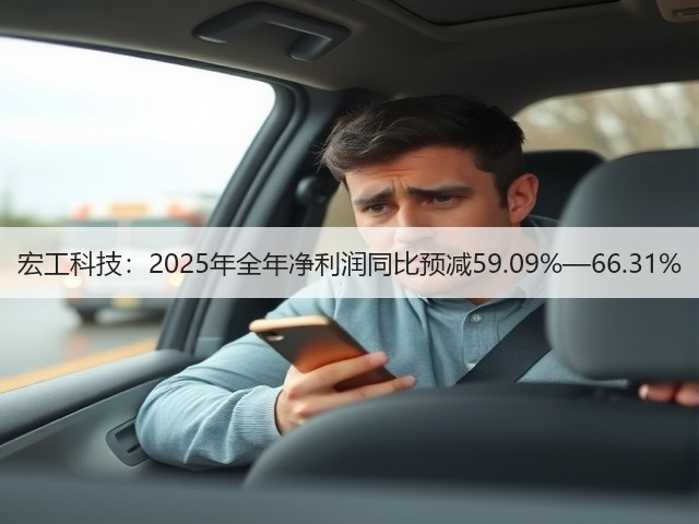 宏工科技:2025年全年净利润同比预减59.09%—66.31%(图3) 宏工科技:2025年全年净利润同比预减59.09%—66.31%(图3)