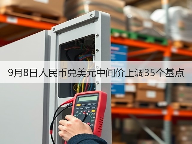 9月8日人民币兑美元中间价上调35个基点(图3)