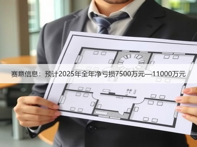 赛意信息：预计2025年全年净亏损7500万元—11000万元(图1)