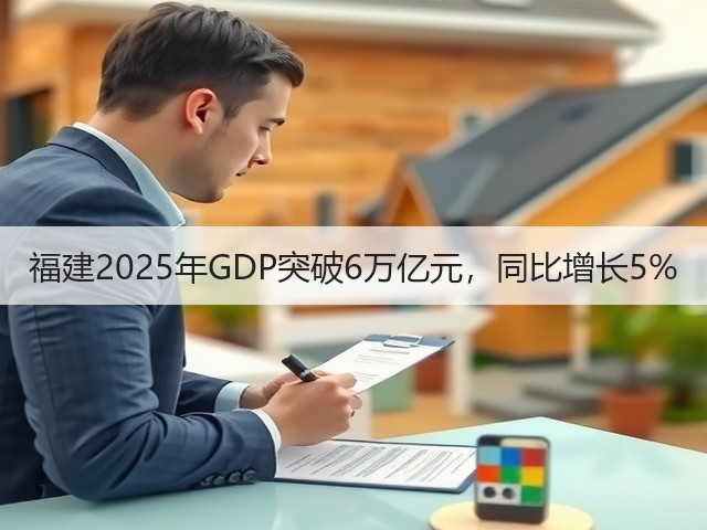 福建2025年GDP突破6万亿元，同比增长5%(图3)
