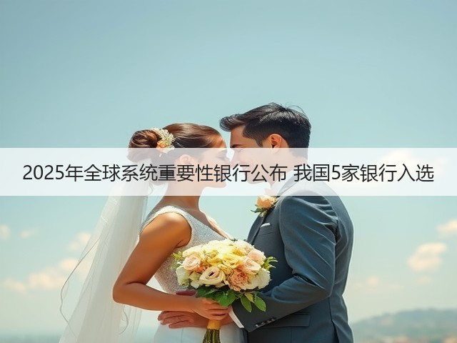 2025年全球系统重要性银行公布 我国5家银行入选(图3)