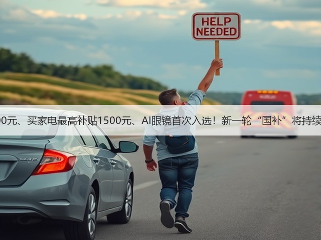 买手机最高省500元、买家电最高补贴1500元、AI眼镜首次入选！新一轮“国补”将持续激活产业和市场(图1)