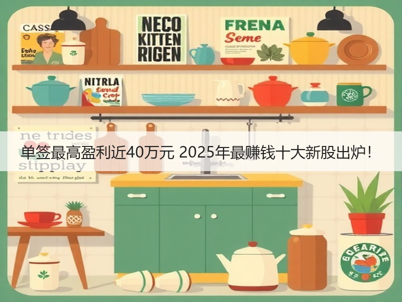 单签最高盈利近40万元 2025年最赚钱十大新股出炉！