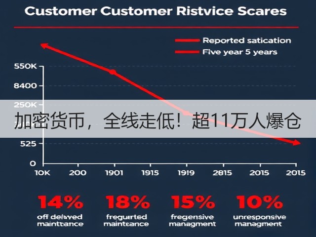 加密货币,全线走低!超11万人爆仓(图1) 加密货币,全线走低!超11万人爆仓(图1)