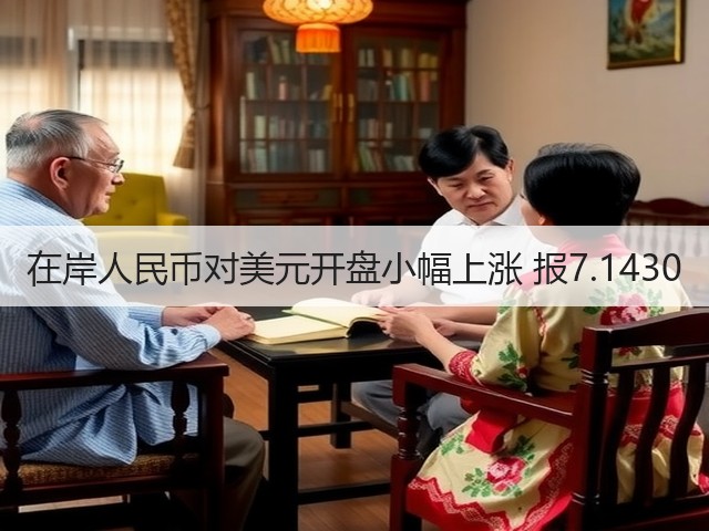 在岸人民币对美元开盘小幅上涨 报7.1430(图3)