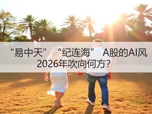 “易中天”“纪连海” A股的AI风 2026年吹向何方？(图1)