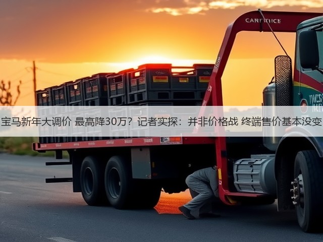 宝马新年大调价 最高降30万？记者实探：并非价格战 终端售价基本没变(图1)
