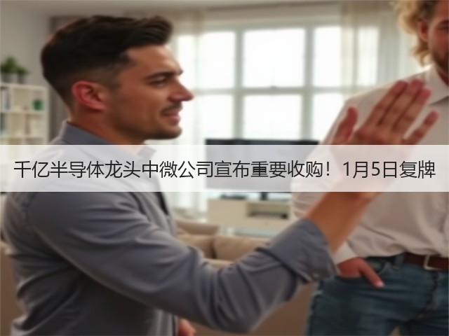 千亿半导体龙头中微公司宣布重要收购!1月5日复牌(图3) 千亿半导体龙头中微公司宣布重要收购!1月5日复牌(图3)
