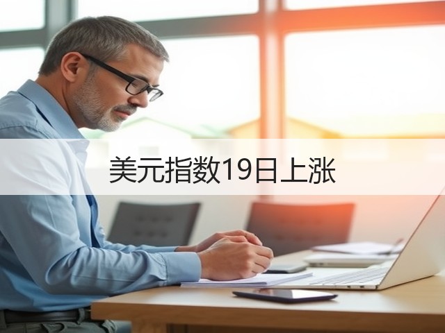 美元指数19日上涨(图1) 美元指数19日上涨(图1)