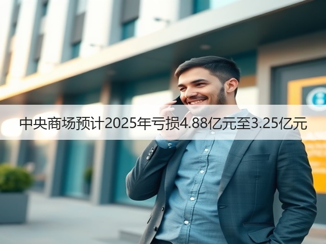 中央商场预计2025年亏损4.88亿元至3.25亿元(图1) 中央商场预计2025年亏损4.88亿元至3.25亿元(图1)