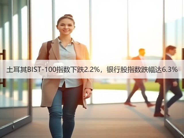 土耳其BIST-100指数下跌2.2%，银行股指数跌幅达6.3%(图1)