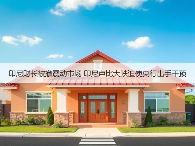 印尼财长被撤震动市场 印尼卢比大跌迫使央行出手干预(图3)