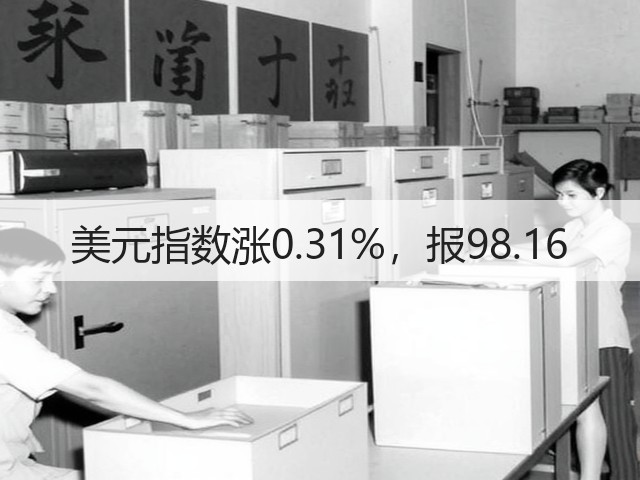 美元指数涨0.31%,报98.16(图3) 美元指数涨0.31%,报98.16(图3)