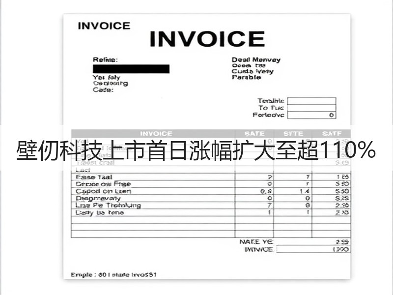 壁仞科技上市首日涨幅扩大至超110%