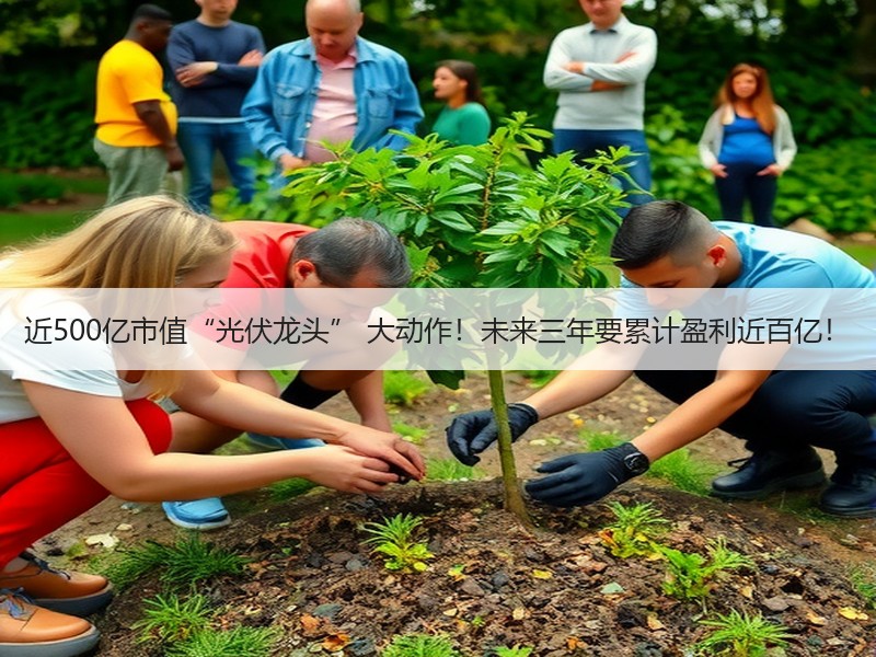 近500亿市值“光伏龙头” 大动作！未来三年要累计盈利近百亿！
